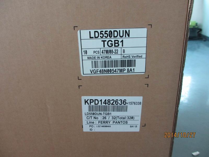 LG LD550DUN-TGB1，3.6mm拼缝，低亮高分